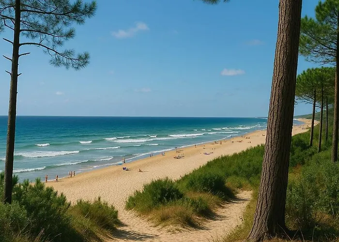 Le Cosy Bisca-parking-terasse-lac-ocean